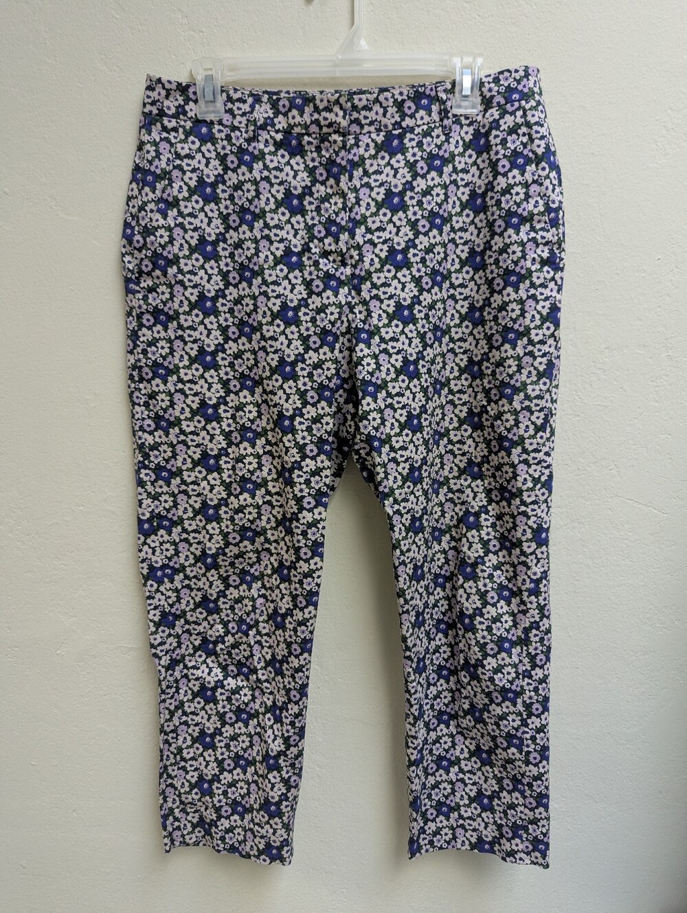 Wildfang Floral Cropped Trousers Size 10